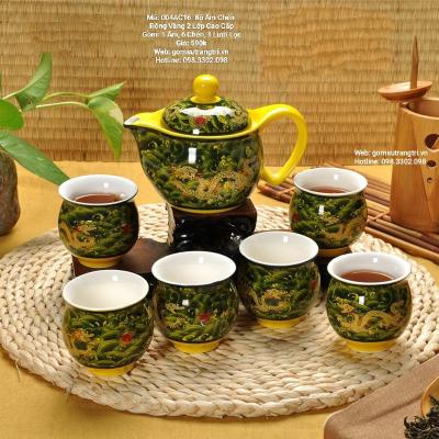 Bộ Ấm Chén Rồng 2 lớp